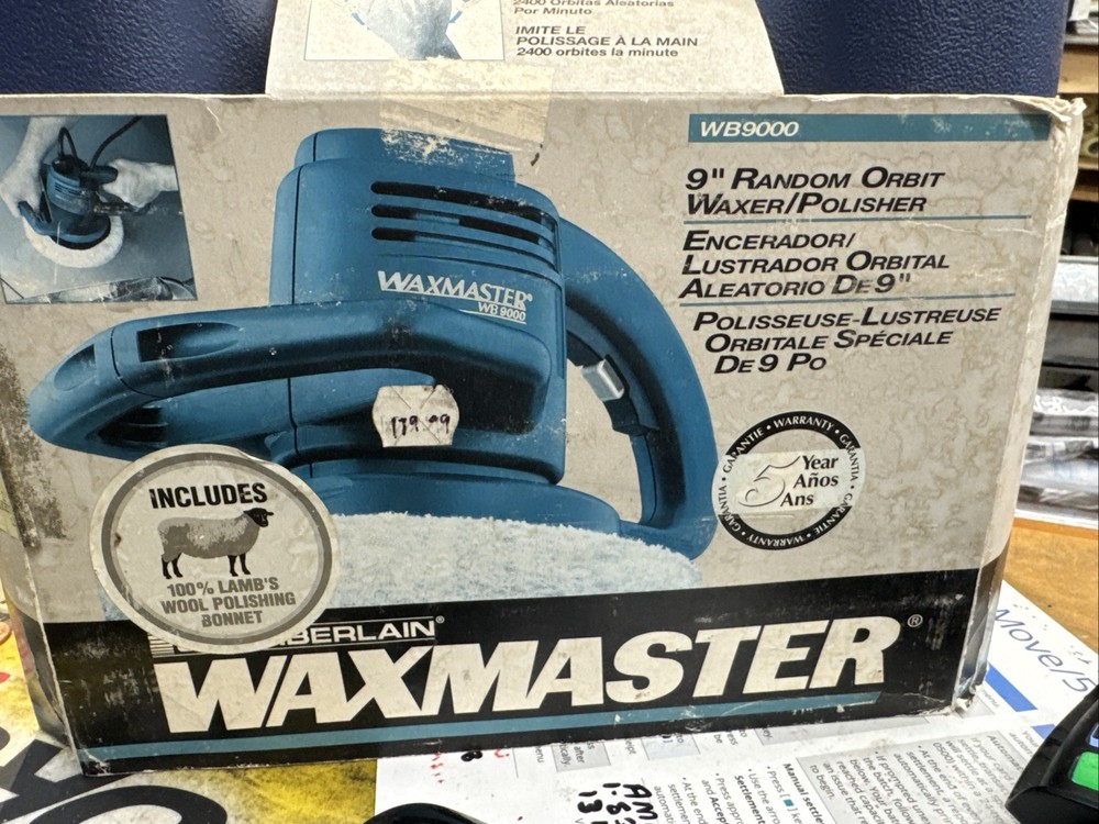9” Orbit Wader/polisher Waxmaster