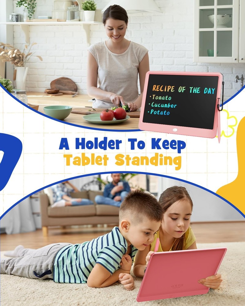 TEKFUN 16" LCD Writing Tablet Drawing Board - Easter Gift for Kids & Teens