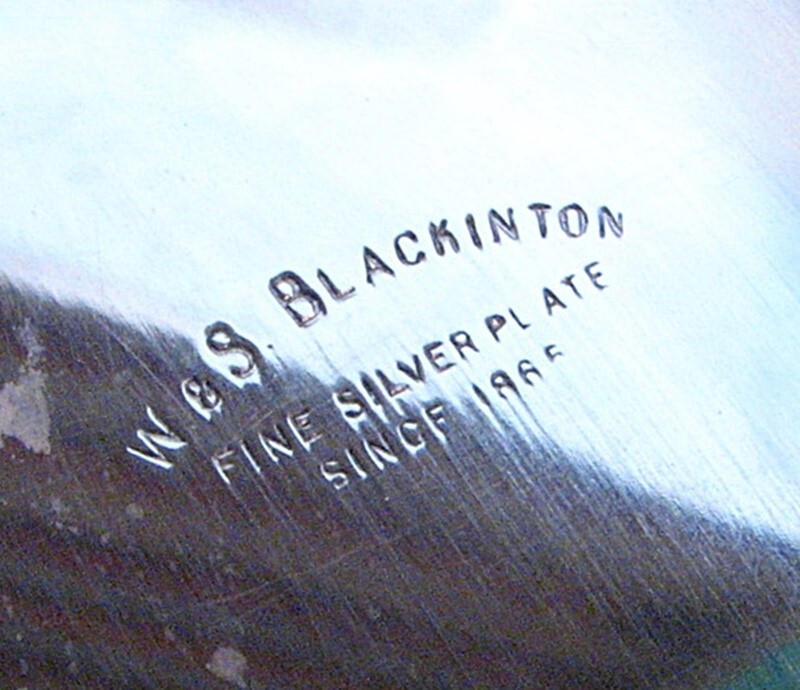 MCM BLACKINTON SILVER CONSOLE BOWL DANISH MODERN c.1950'S