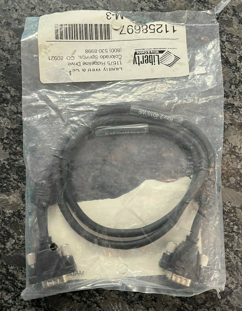 Liberty E-MVGAM-M-3, 3' Micro VGA Cable, New