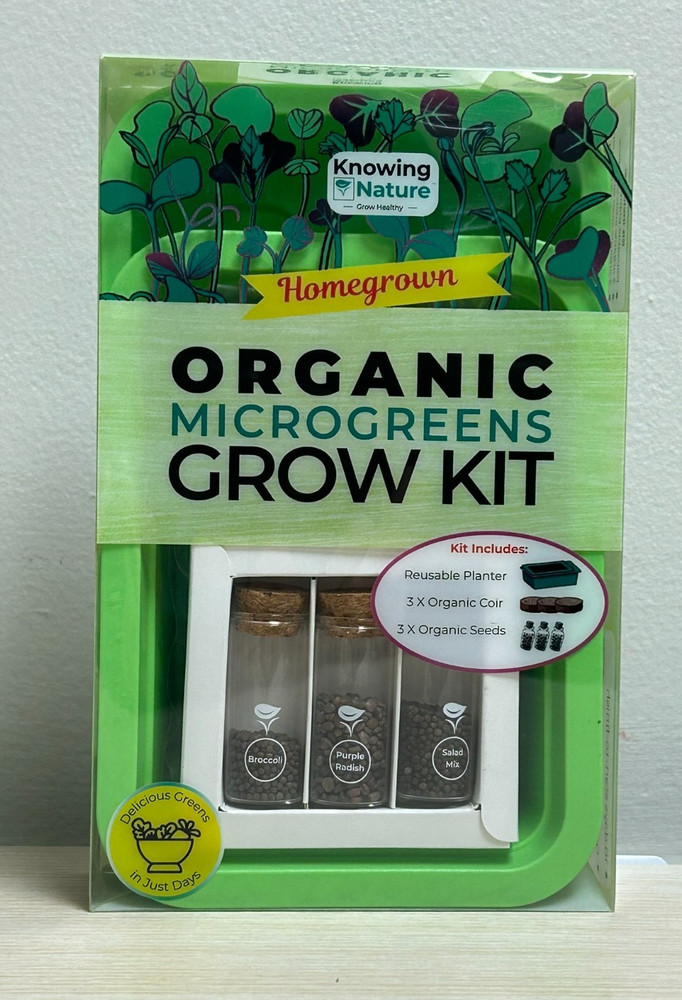 Knowing Nature Organic Microgreens Grow Kit