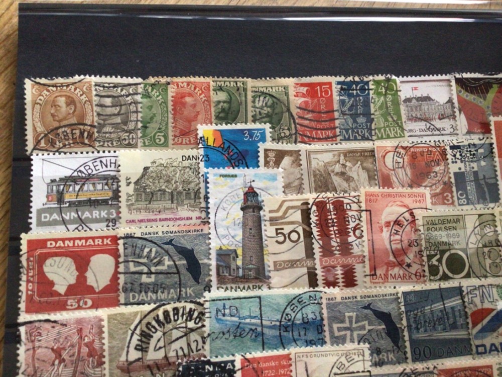 Denmark mounted mint or used stamps A12357