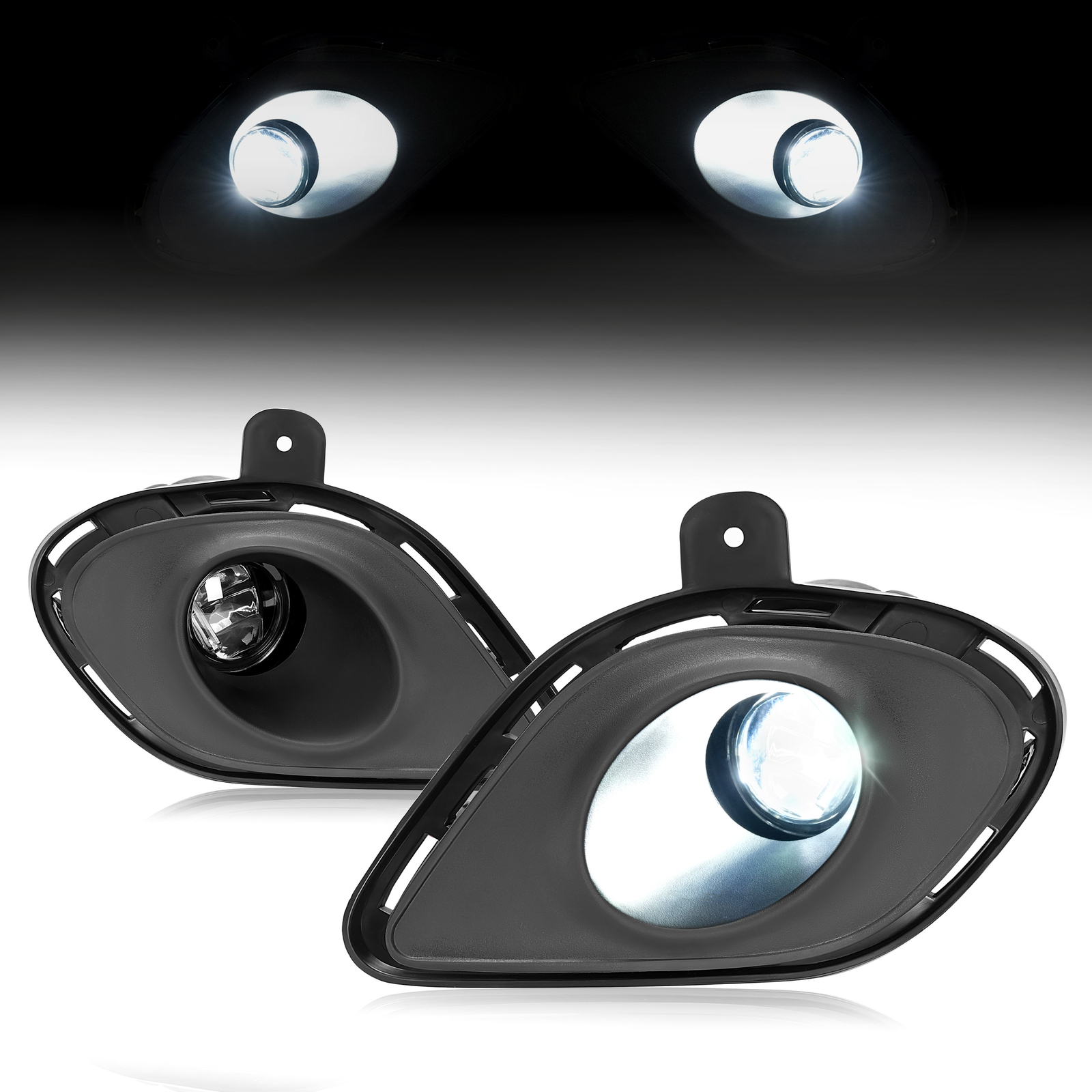 FOR DODGE CHARGER 2015 16-23 2019 BUMPER FOG LIGHT DRIVING LAMPS W/BRACKET COVER