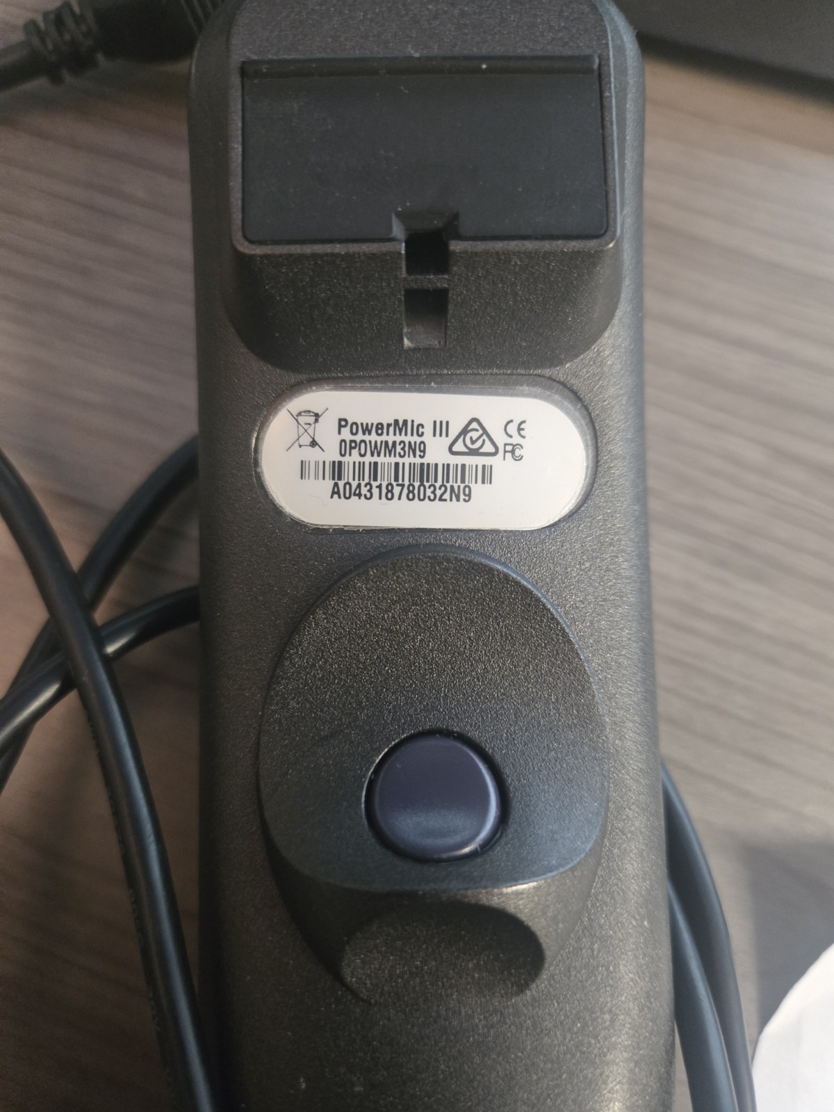 Nuance PowerMic III Dictation Microphone Input Device for Physicians 0POWM3N9