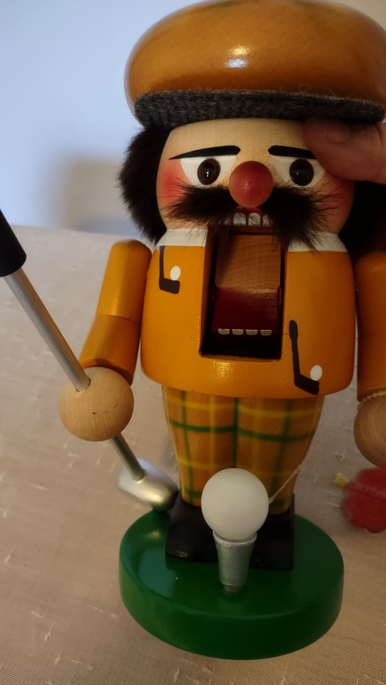 Steinbach Original Nutcracker Golfer Made in Germany 9.5"