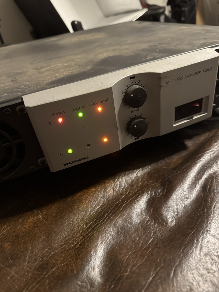 BOGEN M300 M-Class Modular Power Amplifier Powers On No Further Testing