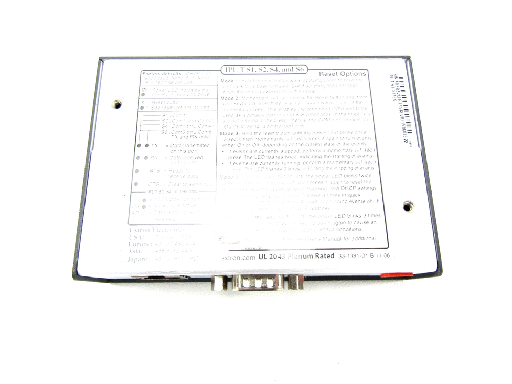 Extron IPL T S1 IP Link Control Processor
