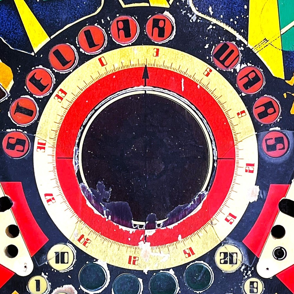 Williams Stellar Wars Pinball Machine Game Playfield