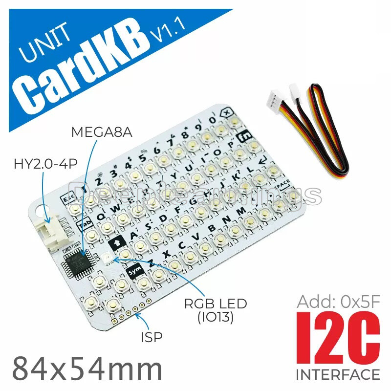 1PCS CardKB Mini Card Keyboard Unit full keyboard input MEGA8A NEW