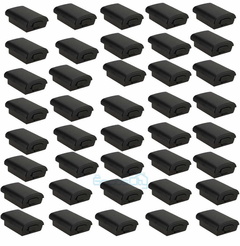 Lot AA Battery Back Cover Case Shell Pack For Xbox 360 Wireless Controller Black