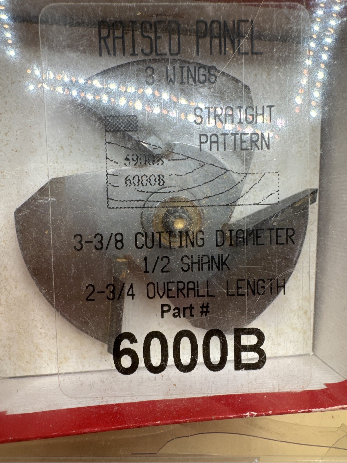 Whiteside 6000B Raised Panel Bit Used