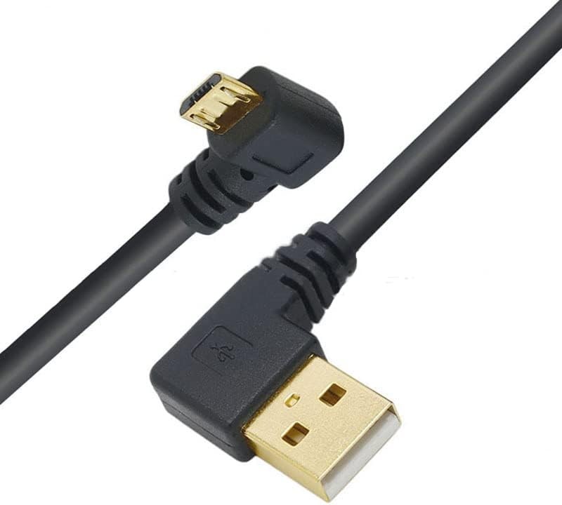 USB to Micro Cable 6Inch Right Angle Short Cord 90 micro 5p