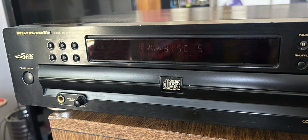 MARANTZ CC-4000/U3B 5-DISC CD CHANGER/PLAYER - TESTED - NO REMOTE