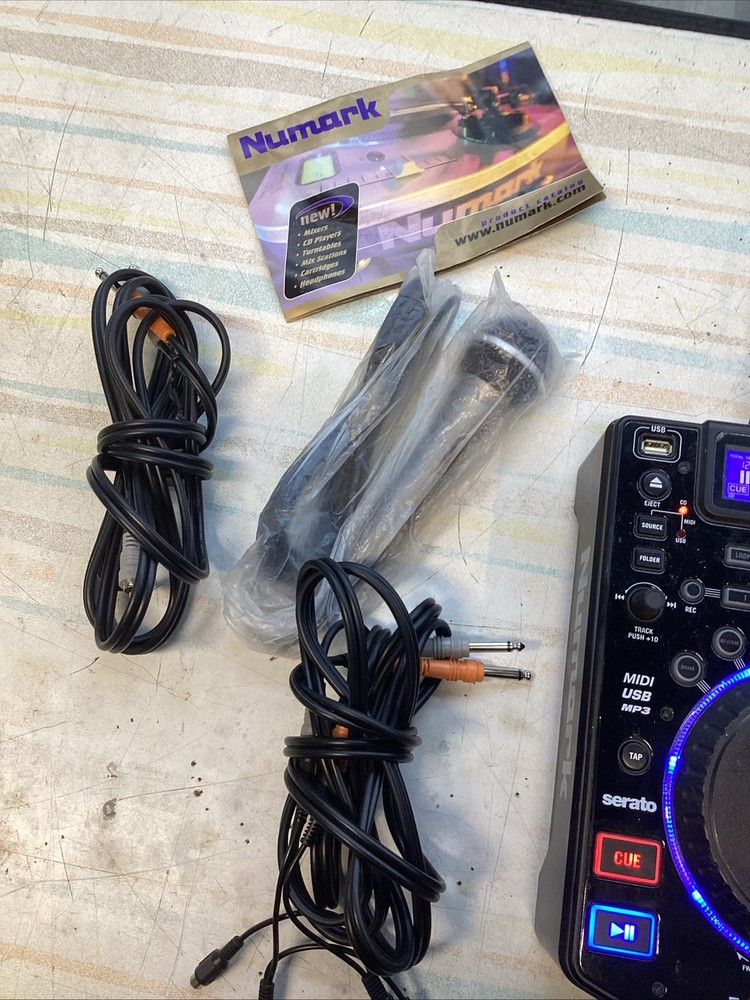 2X - Numark NDX 500 DJ USB/CD Media Player Serato Software Controller & Mic