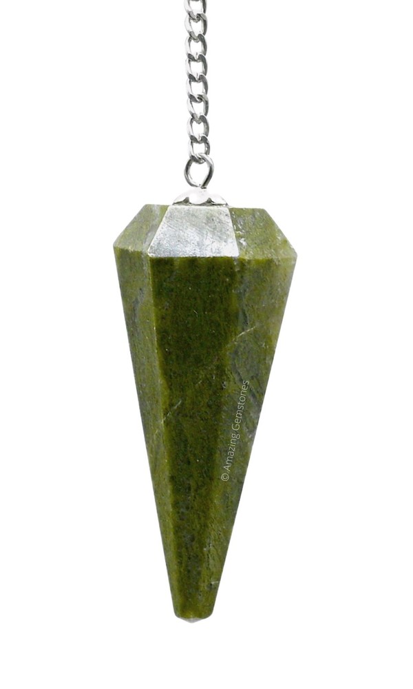 Vesuvianite Dowsing Crystal Pendulum