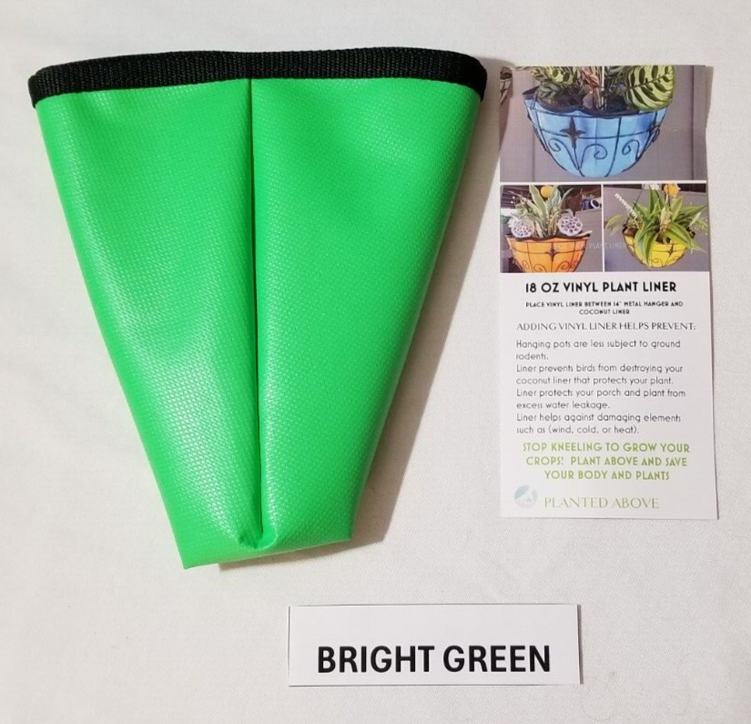 14 inch Vinyl Plant Liner - Snow