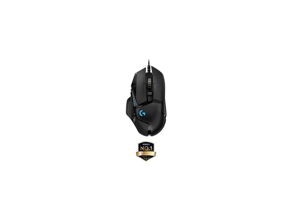 Logitech G502 HERO High Performance Wired Gaming Mouse, HERO 25K Sensor, 25,600