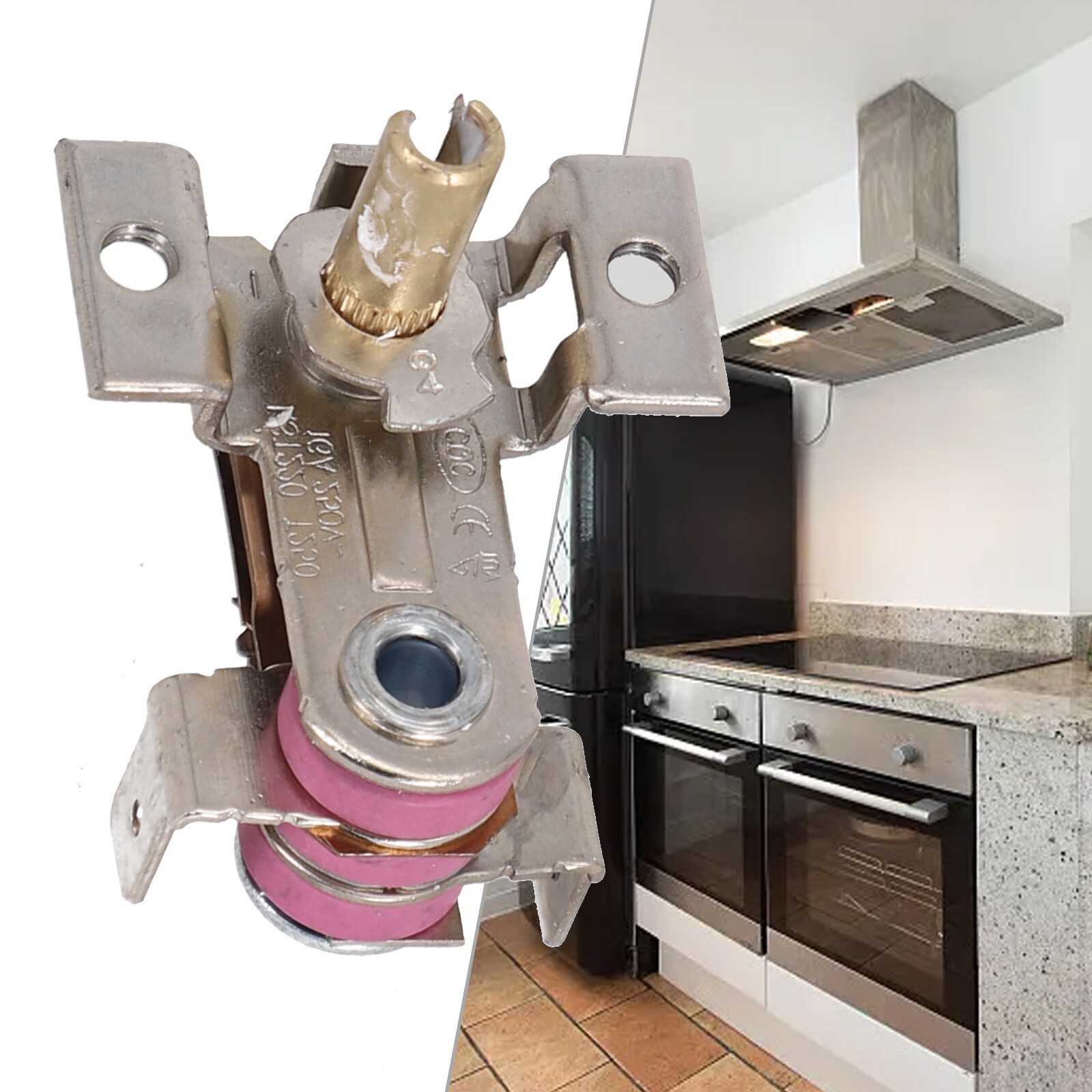 1pc Adjustable Temperature Heating Bimetal Thermostat KST-168 New