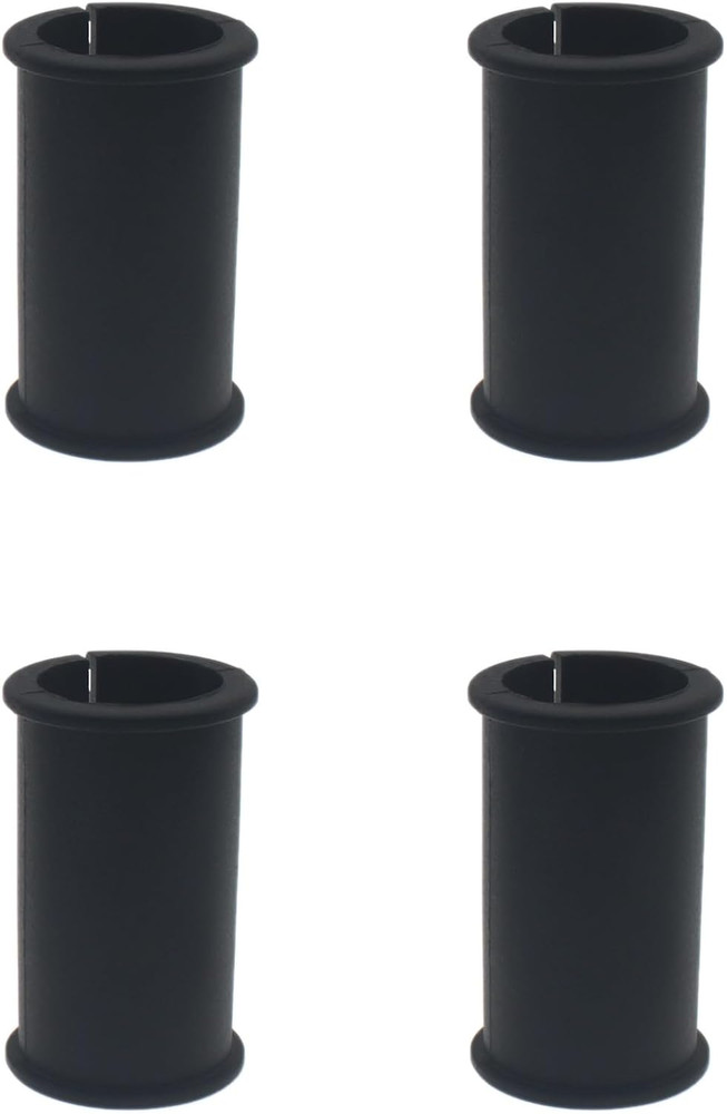 4 PCS Microphone Shock Mount Rubber Sleeve Black Shock Mount Spacer for Micropho