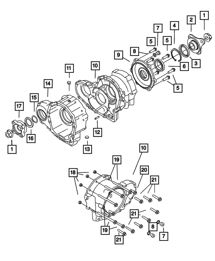 Genuine Mopar Output Shaft Seal Front 5143659AA