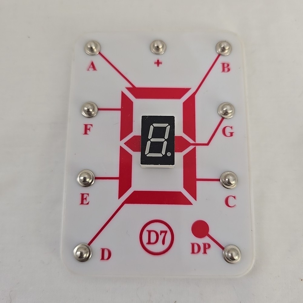 ELENCO Snap Circuits Replacement Parts - D7 Segment LED Module