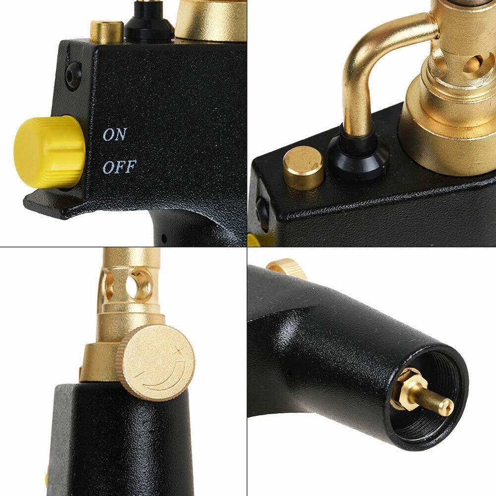 Propane Torch Head Trigger Start Mapp/Map Gas Welding Torch Push Button Igniter
