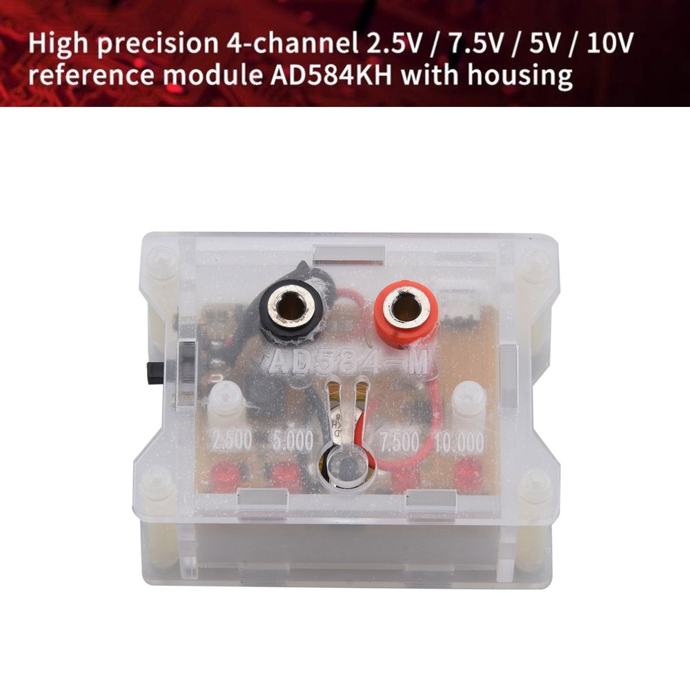 AD584KH High Precision 4-Channel 2.5V/7.5V/5V/10V Voltage Reference Module Board