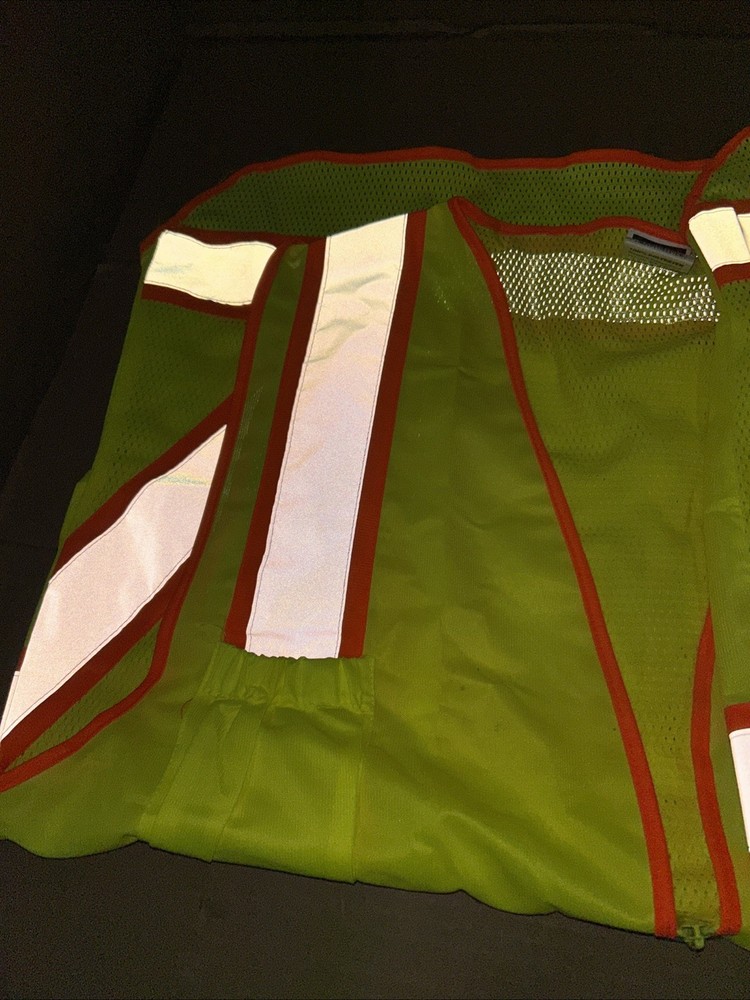 Lot/2 Stihl High Visibility Safety Vest Mesh Back Solid Front Class 2 Size XL