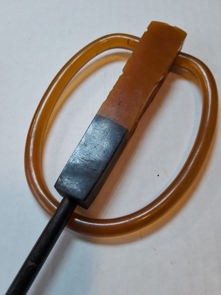 Vintage Bakelite ? Umbrella Handle Pair Butterscotchsee Description
