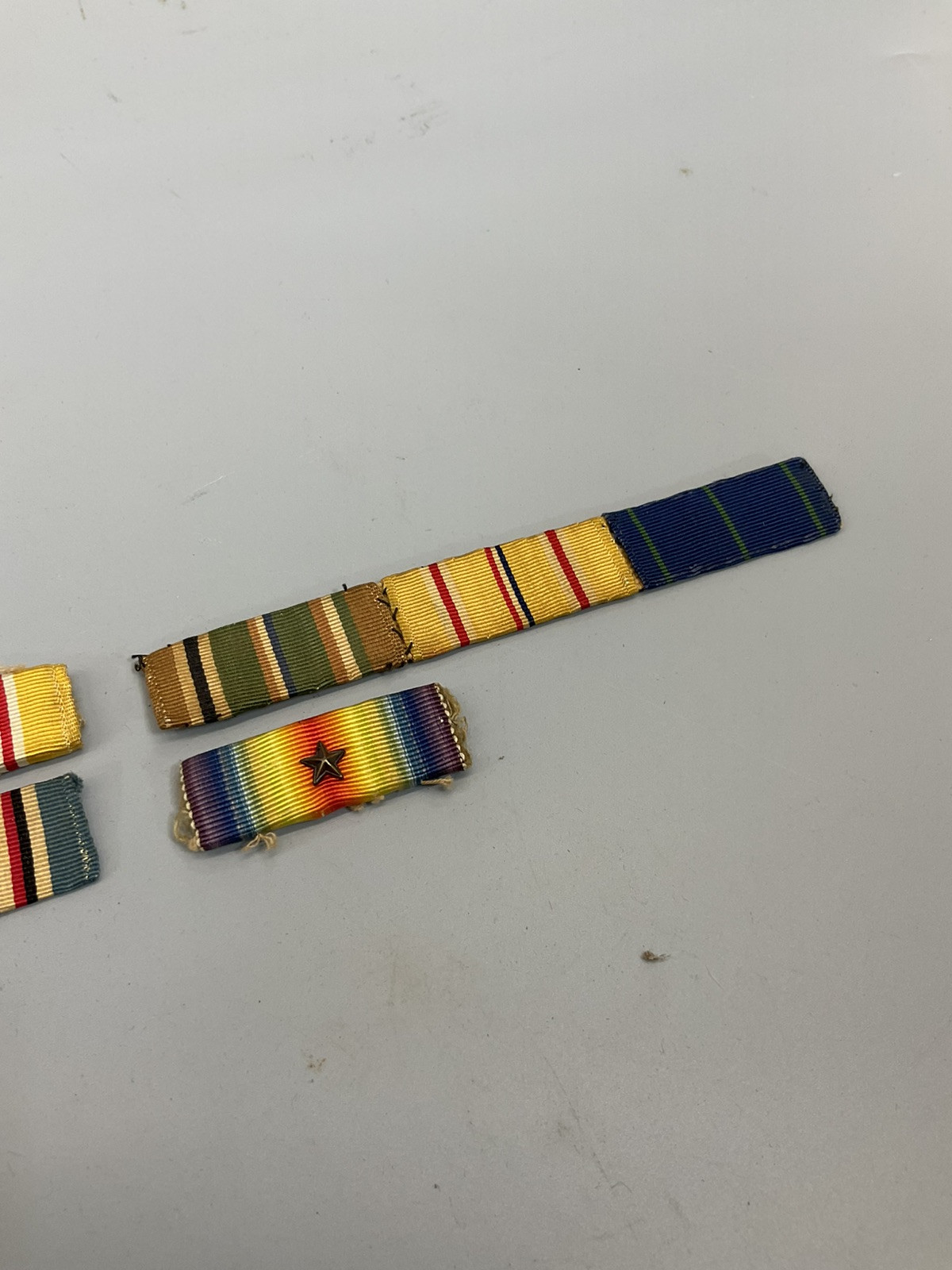 Lot of 4 Ribbon Bars 1/2" Sewn Custom Style p439