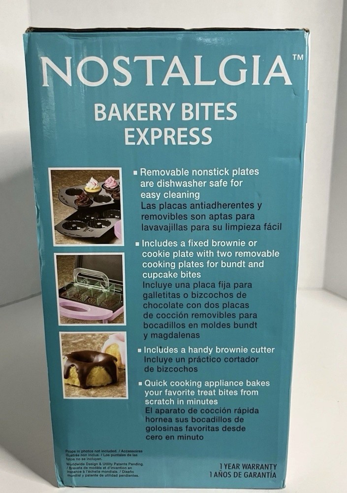 🍪 Nostalgia Bakery Bites Express – Mini Dessert Maker 🍰🔥 NIB