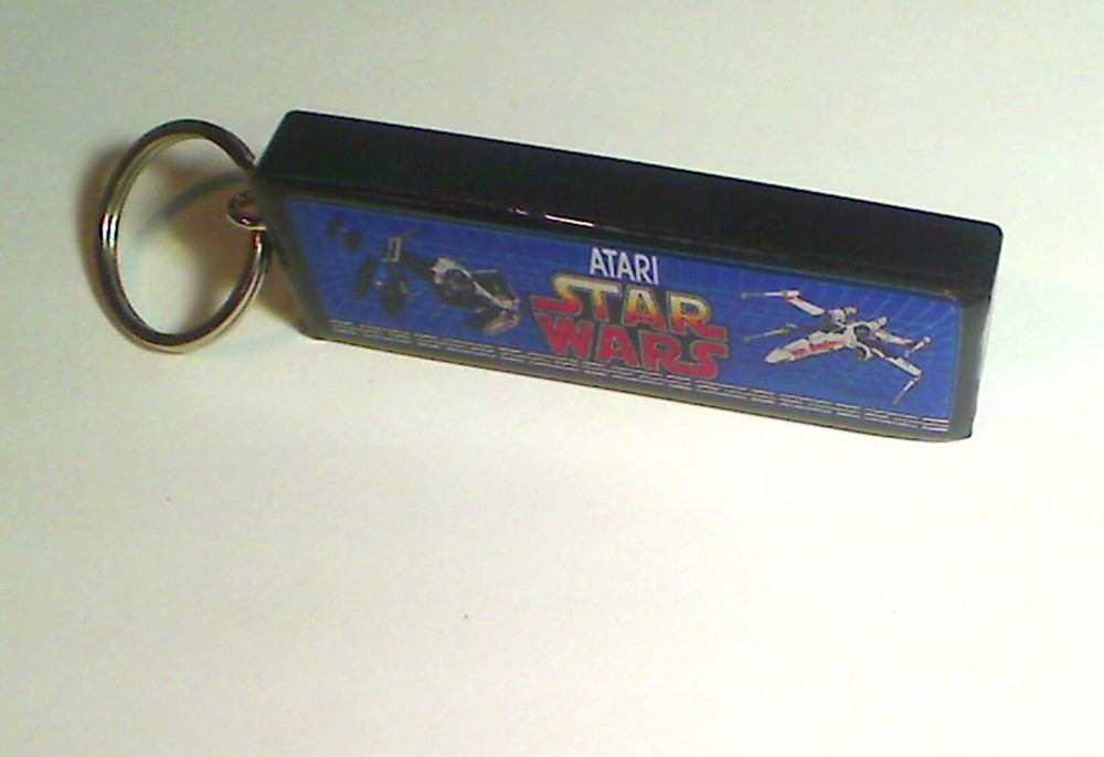 Star Wars Arcade Marquee Coin Door accessory Keychain