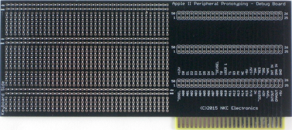 Apple II peripheral card prototyping PCB classic computer