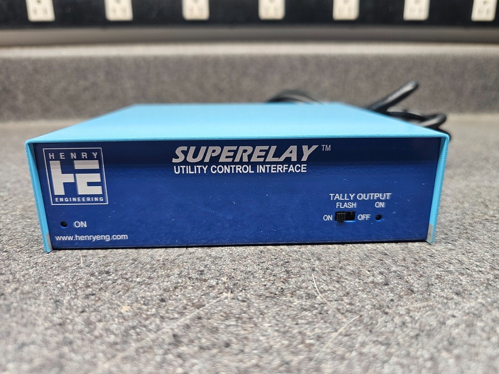 NEW Henry Engineering Superelay II Tally Light+Utility Control Interface