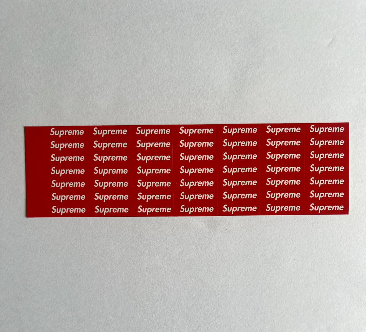 Supreme Mini Box Logo Sticker Sheet 100% Authentic SS24 Season