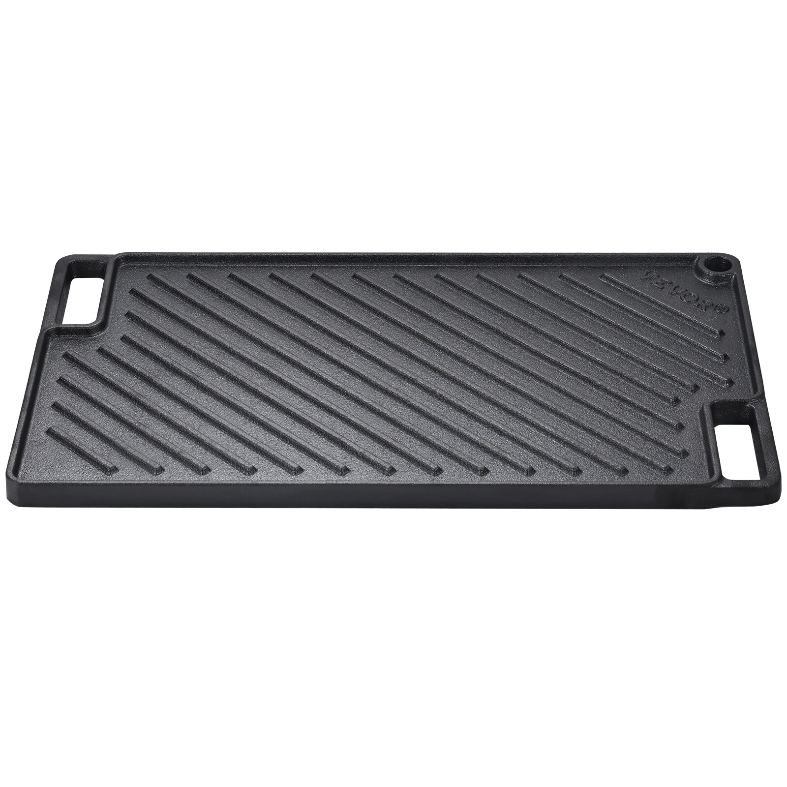 VEVOR Reversible Cast Iron Grill Griddle, 9.7 x 16.7 Inch