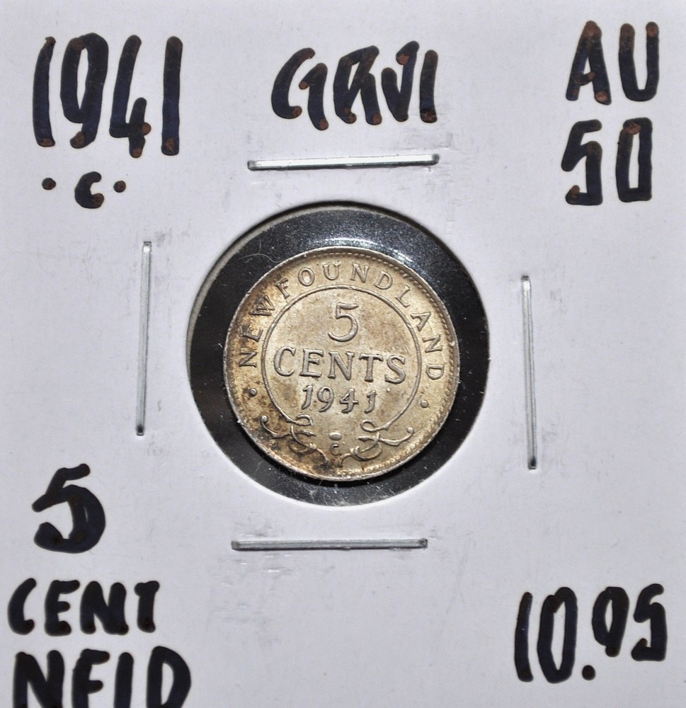 1941-c Newfoundland 5 cents