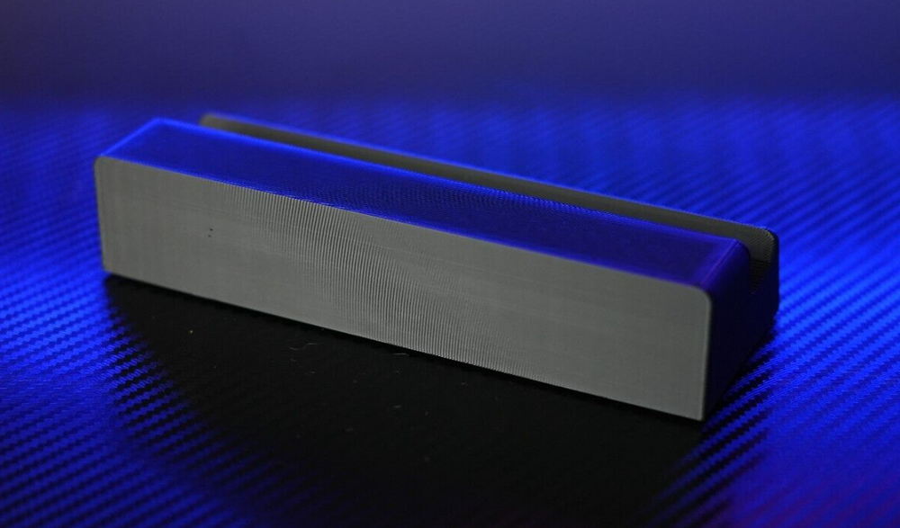 Steam Deck Desk Stand 3D Printed with red logo