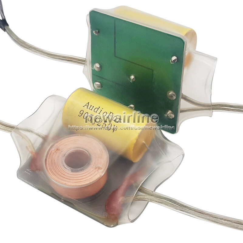 2pcs 150W One Way Second-Order Tweeter Frequency Divider Crossover Filter