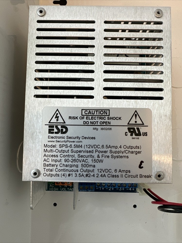 ESD SPS-6.5M4E Supervised Power Supply