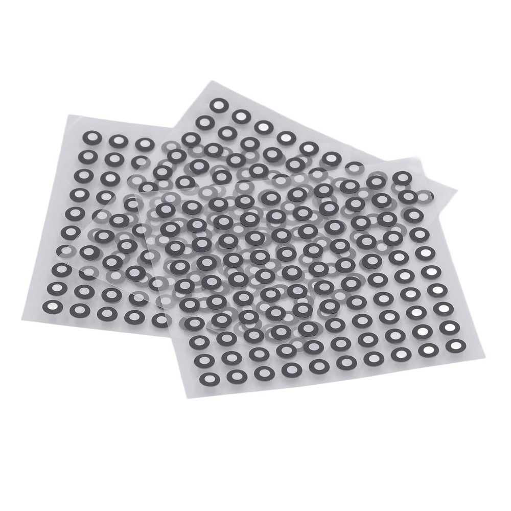 3 Sheets 3D Scanning Reflective Reference Marking Point 3mm ID 6mm OD Accessory