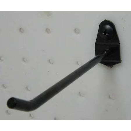 Single Rod Pegboard Hook, 4 In, Pk10,  5Tpg2