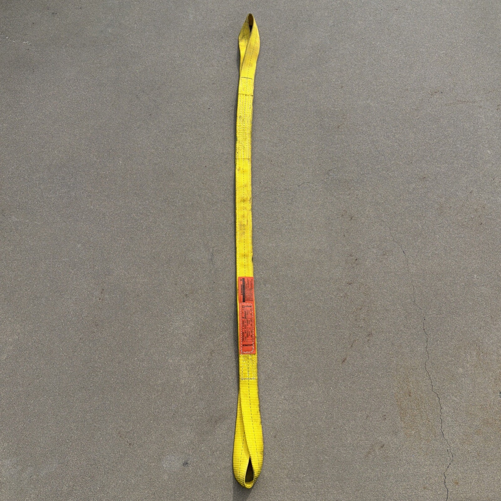 LiftAll Eye x Eye Polyester Web Sling 5' x 2" Wide 6400lb Vertical Cap. EE2802D