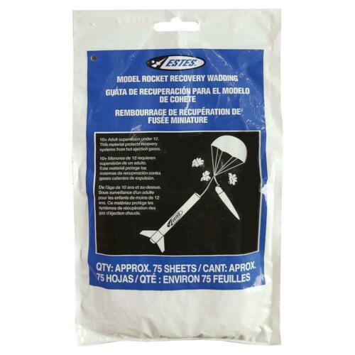 Estes Recovery Wadding, for Model Rockets (72 squares)