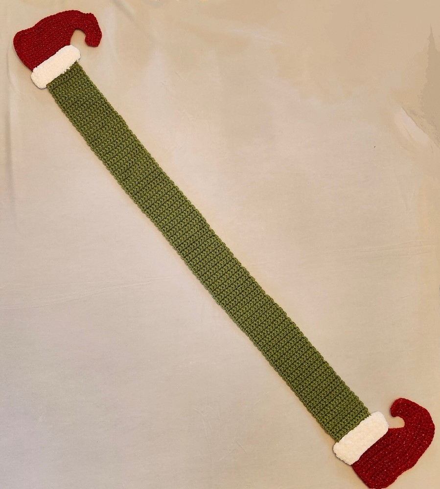 Handmade Crocheted Elf Legs Scarf