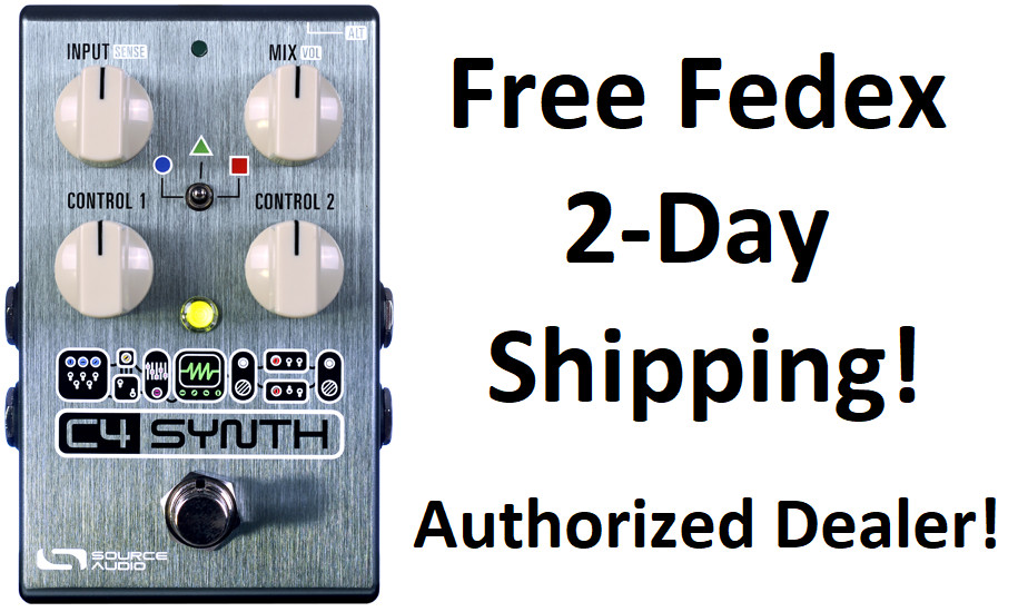 New Source Audio SA249 C4 Synthesizer Filter One Series Guitar Effects Pedal
