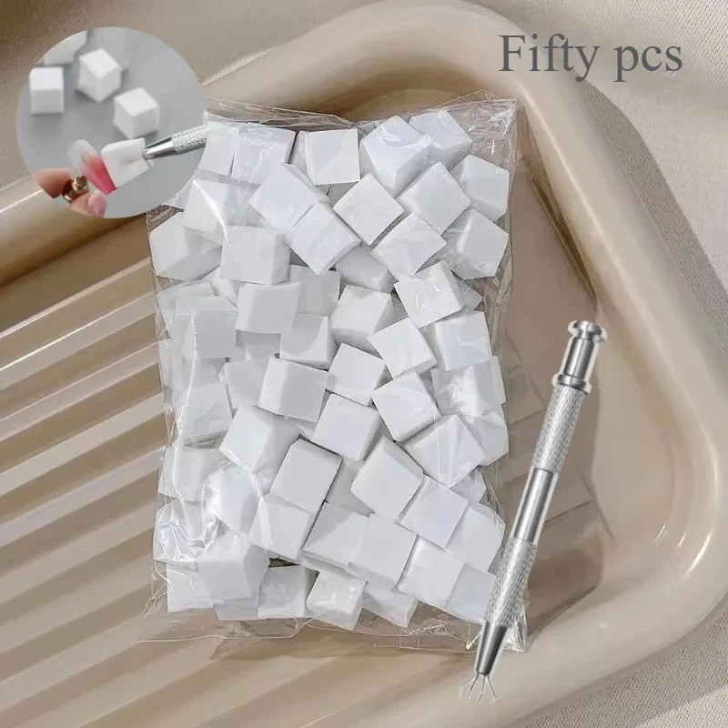 50pcs Square Nail Art Sponge Set