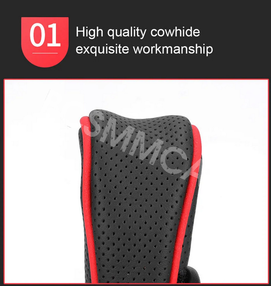 Car Shift Knob Covers Gear Shift Leather Gear Sleeve Protector Auto Accessories
