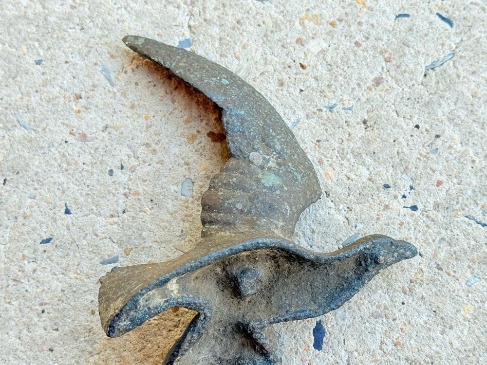 Antique Cast Iron Eagle Topper Early Original