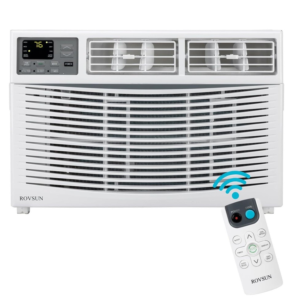 24000 BTU Window Air Conditioner, AC Unit with Timer Remote 230V